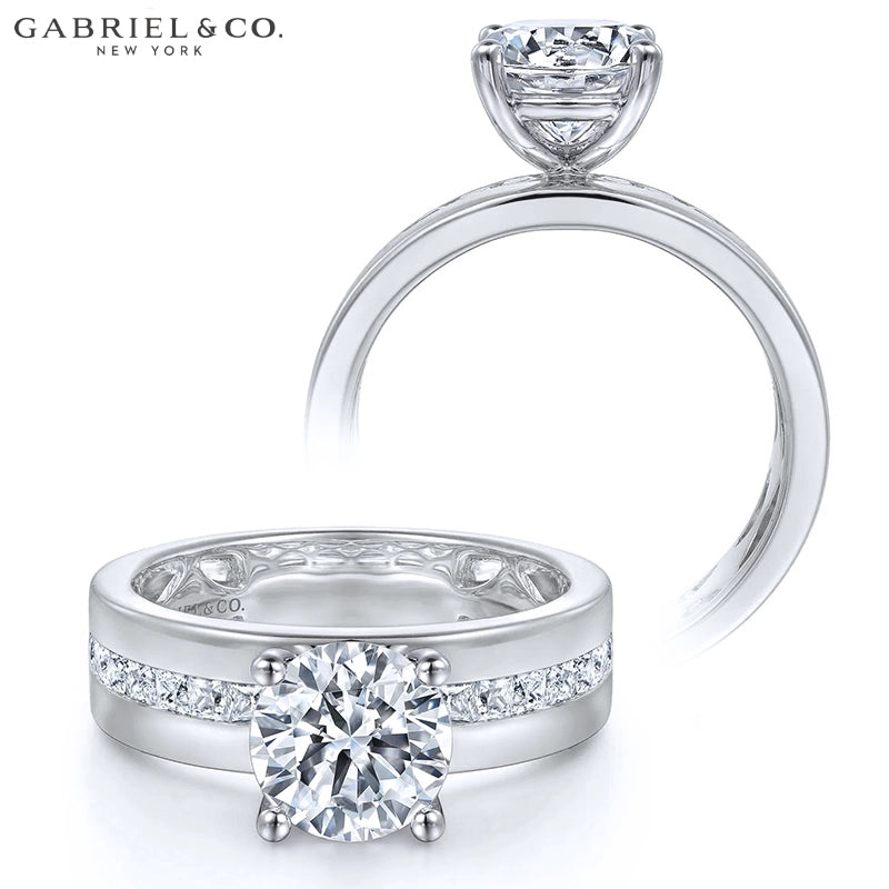1.25ctr-2.50ctr Round Cut Lab Grown Diamond Ring Tailor Made