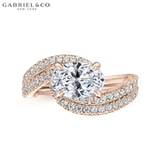 1.00ctr-3.00ctr Oval Cut Lab Grown Diamond Ring