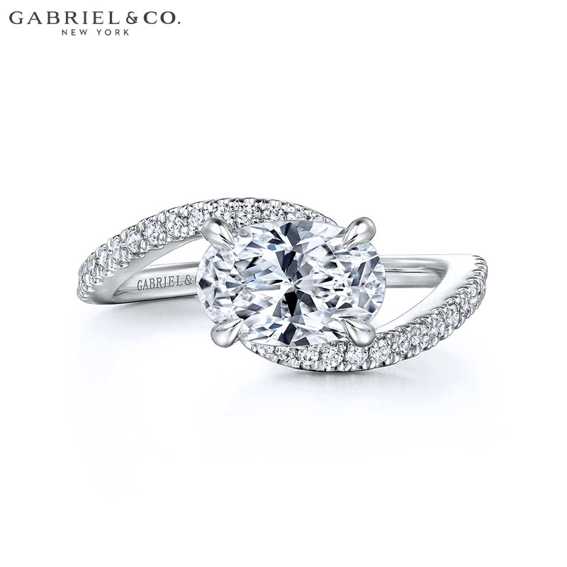 1.00ctr-2.00ctr Oval Cut Natural Diamond Ring