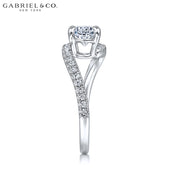 1.00ctr-3.00ctr Oval Cut Lab Grown Diamond Ring