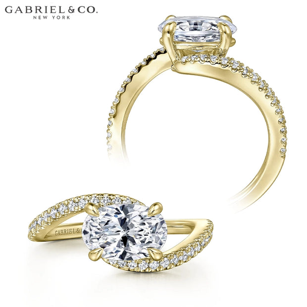 1.00ctr-3.00ctr Oval Cut Lab Grown Diamond Ring