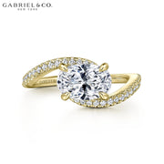 1.00ctr-3.00ctr Oval Cut Lab Grown Diamond Ring