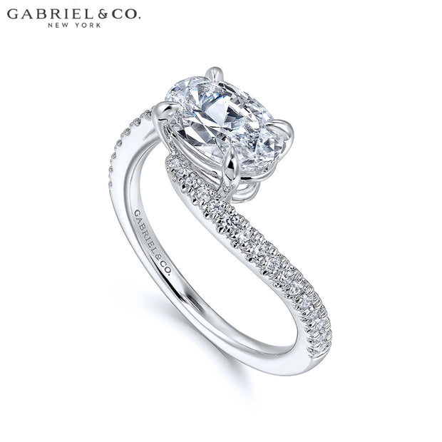 1.00ctr-3.00ctr Oval Cut Lab Grown Diamond Ring