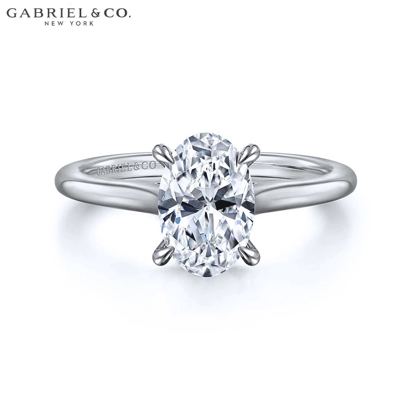 1.25ctr-2.50ctr Oval Cut Lab Grown Diamond Ring Tailor Made