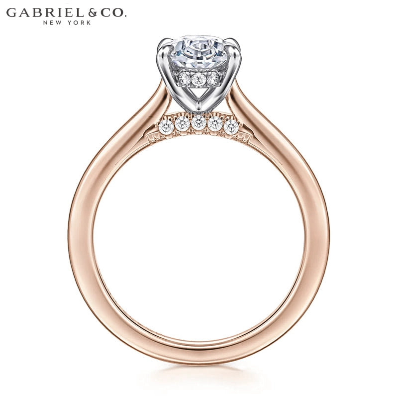 1.25ctr-2.50ctr Oval Cut Lab Grown Diamond Ring Tailor Made