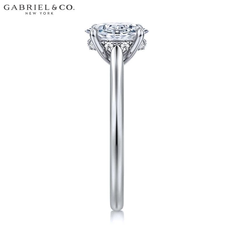 1.25ctr-2.50ctr Oval Cut Lab Grown Diamond Ring Tailor Made