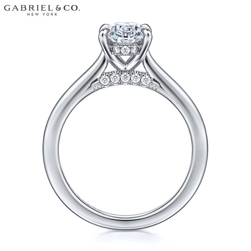 1.25ctr-2.50ctr Oval Cut Lab Grown Diamond Ring Tailor Made