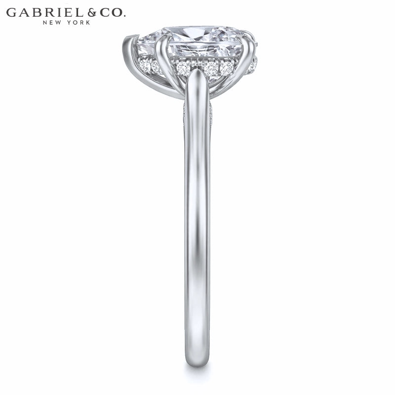 1.00ctr-2.00ctr Pear Cut Natural Diamond Ring Tailor Made