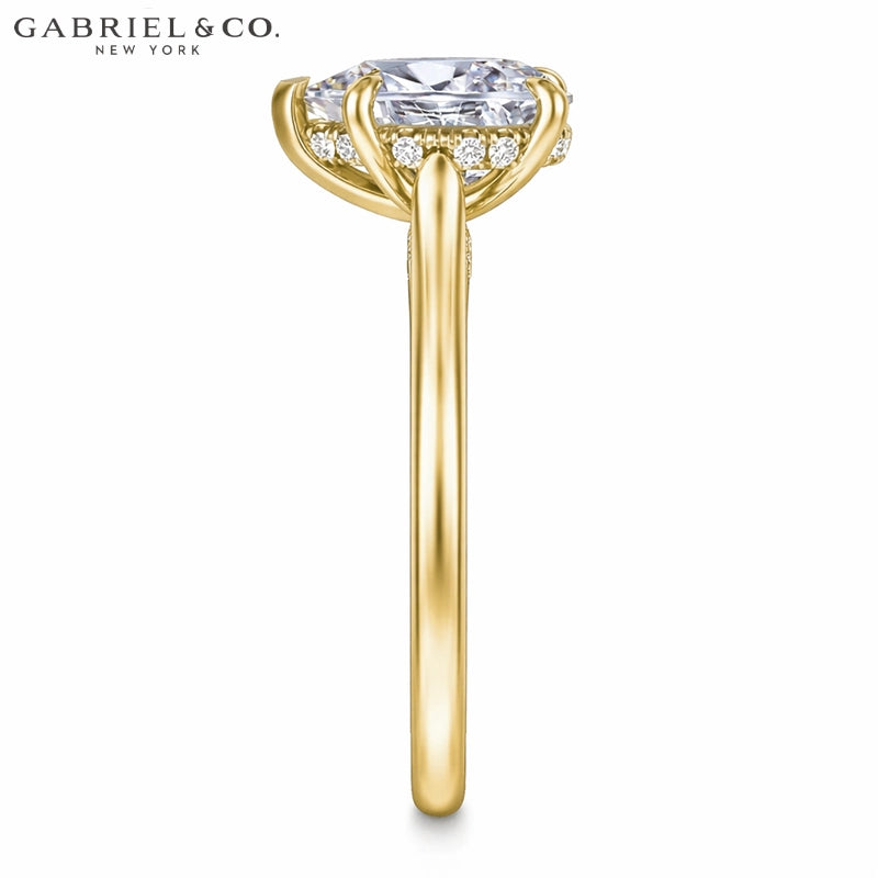 1.00ctr-2.00ctr Pear Cut Natural Diamond Ring Tailor Made