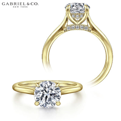 1.70ctw Round Cut Lab Grown Diamond Ring