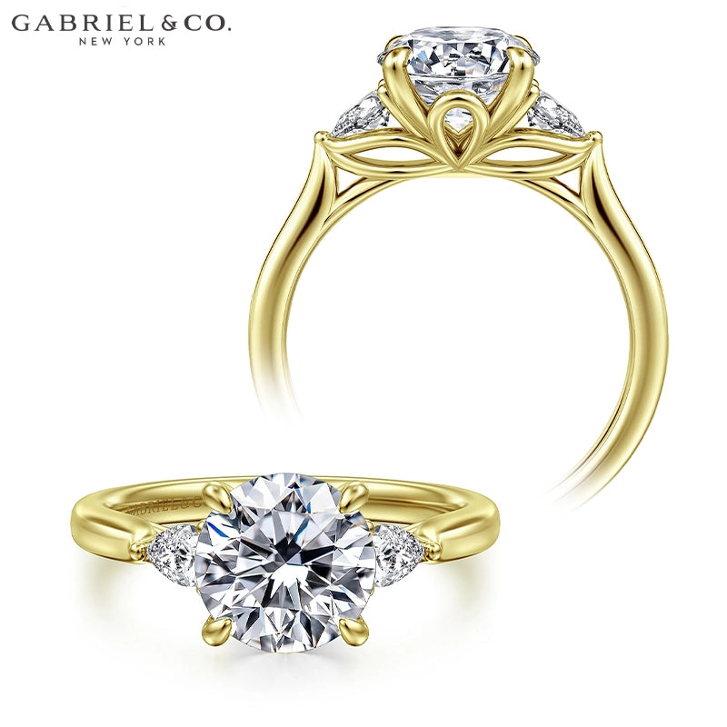 1.00ctr-2.00ctr Round Cut Natural Diamond Ring Tailor Made
