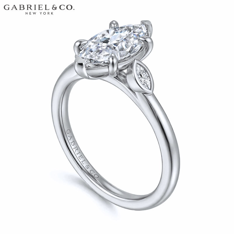 1.25ctr-2.50ctr Marquise Cut Lab Grown Diamond Ring Tailor Made