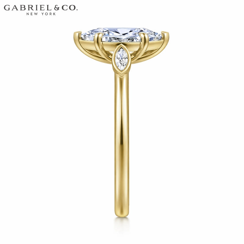 1.25ctr-2.50ctr Marquise Cut Lab Grown Diamond Ring Tailor Made