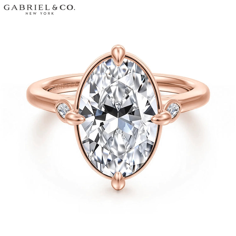3.00ctr-5.00ctr Oval Cut Lab Grown Diamond Ring Tailor Made