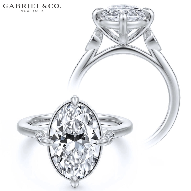 3.00ctr-5.00ctr Oval Cut Lab Grown Diamond Ring Tailor Made