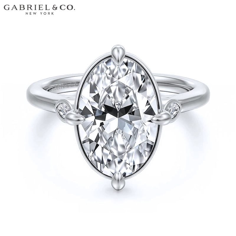 3.00ctr-5.00ctr Oval Cut Lab Grown Diamond Ring Tailor Made