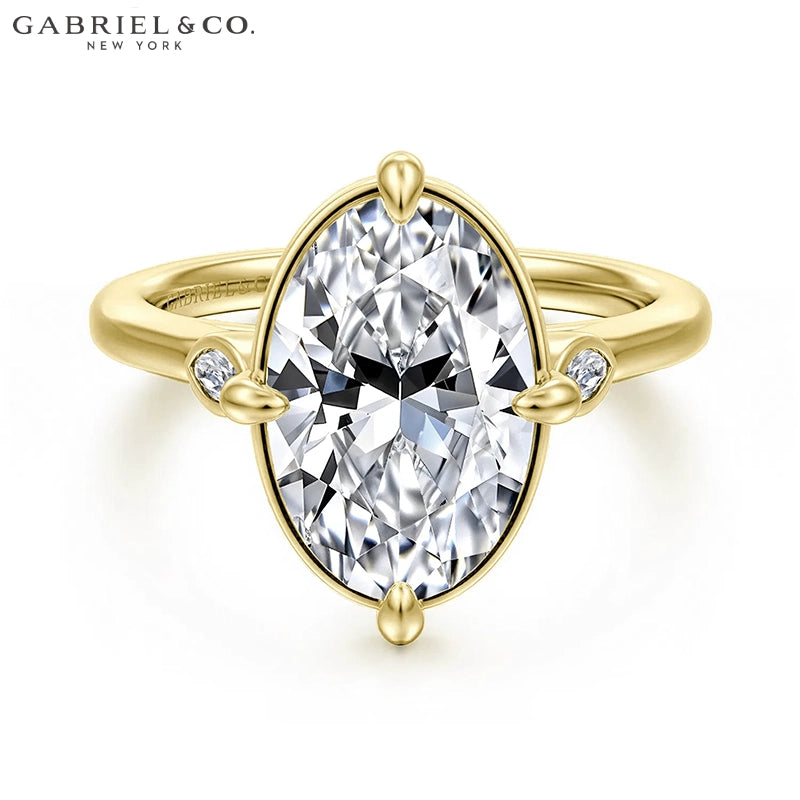 3.00ctr-5.00ctr Oval Cut Lab Grown Diamond Ring Tailor Made
