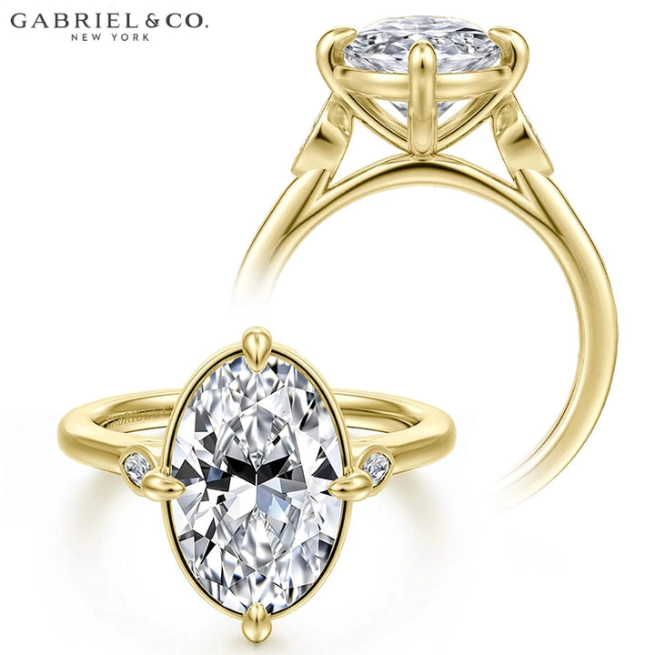 3.00ctr-5.00ctr Oval Cut Lab Grown Diamond Ring Tailor Made