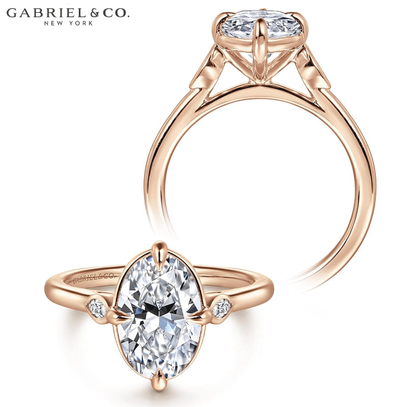 1.25ctr-2.50ctr Oval Cut Lab Grown Diamond Ring Tailor Made