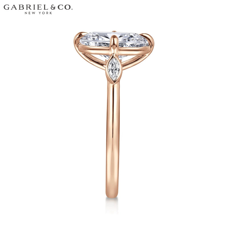 1.25ctr-2.50ctr Oval Cut Lab Grown Diamond Ring Tailor Made