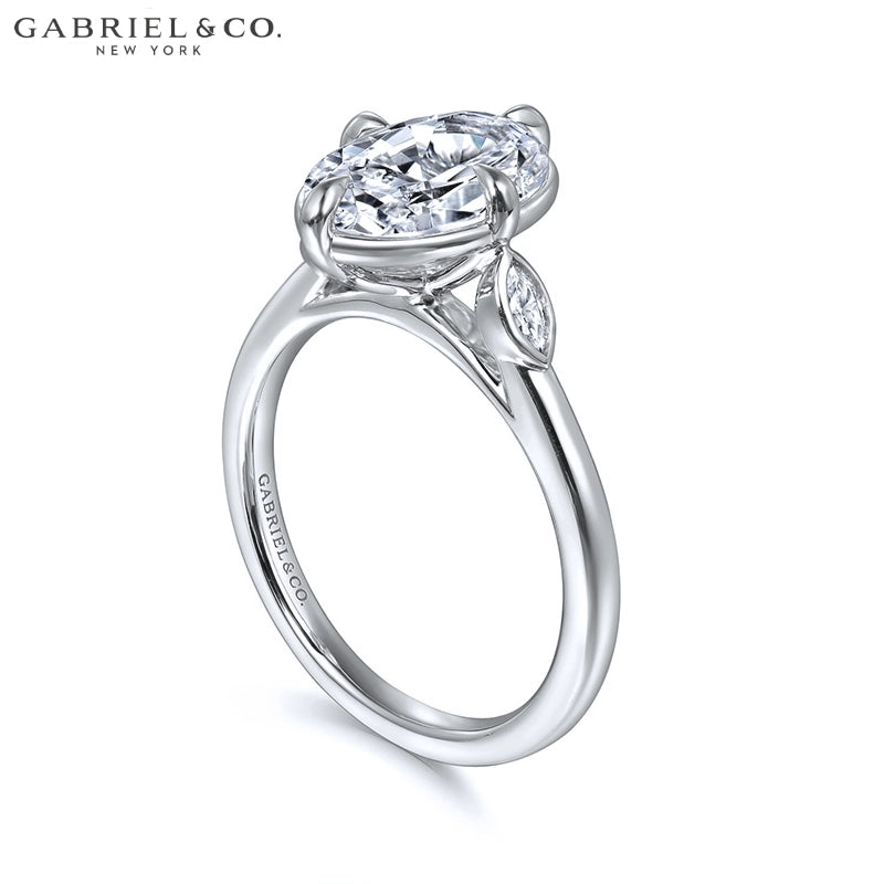 1.25ctr-2.50ctr Oval Cut Lab Grown Diamond Ring Tailor Made