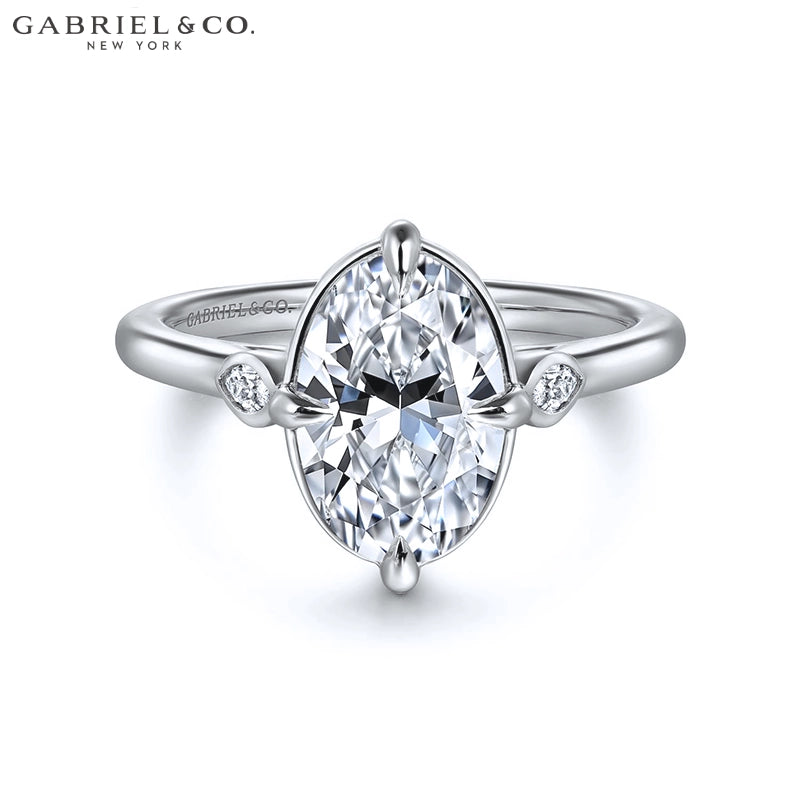 1.25ctr-2.50ctr Oval Cut Lab Grown Diamond Ring Tailor Made