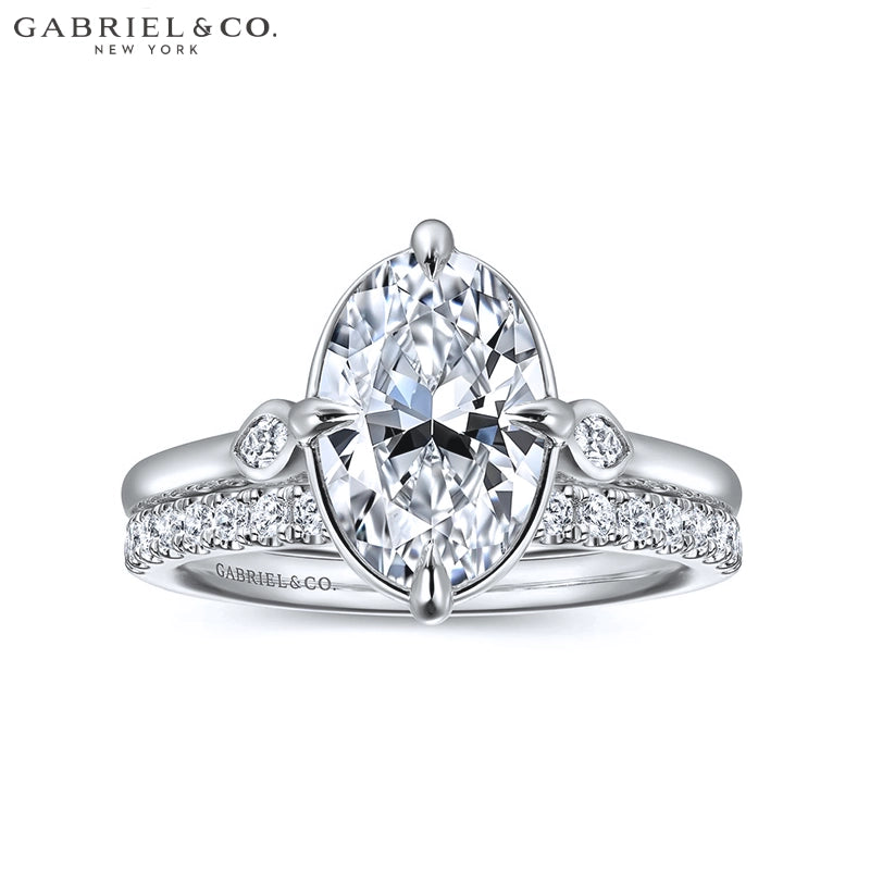 1.25ctr-2.50ctr Oval Cut Lab Grown Diamond Ring Tailor Made