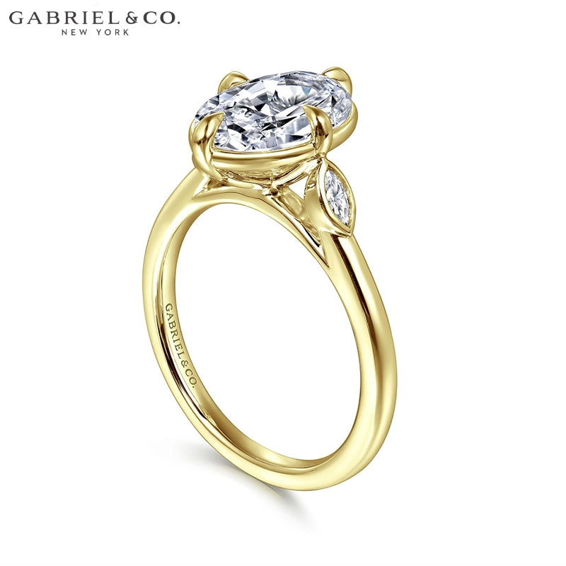 1.25ctr-2.50ctr Oval Cut Lab Grown Diamond Ring Tailor Made