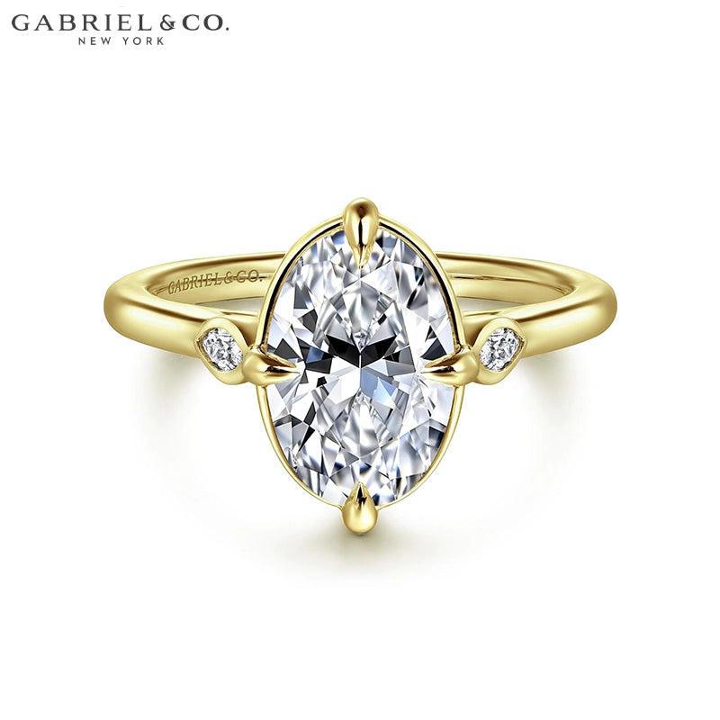 1.25ctr-2.50ctr Oval Cut Lab Grown Diamond Ring Tailor Made