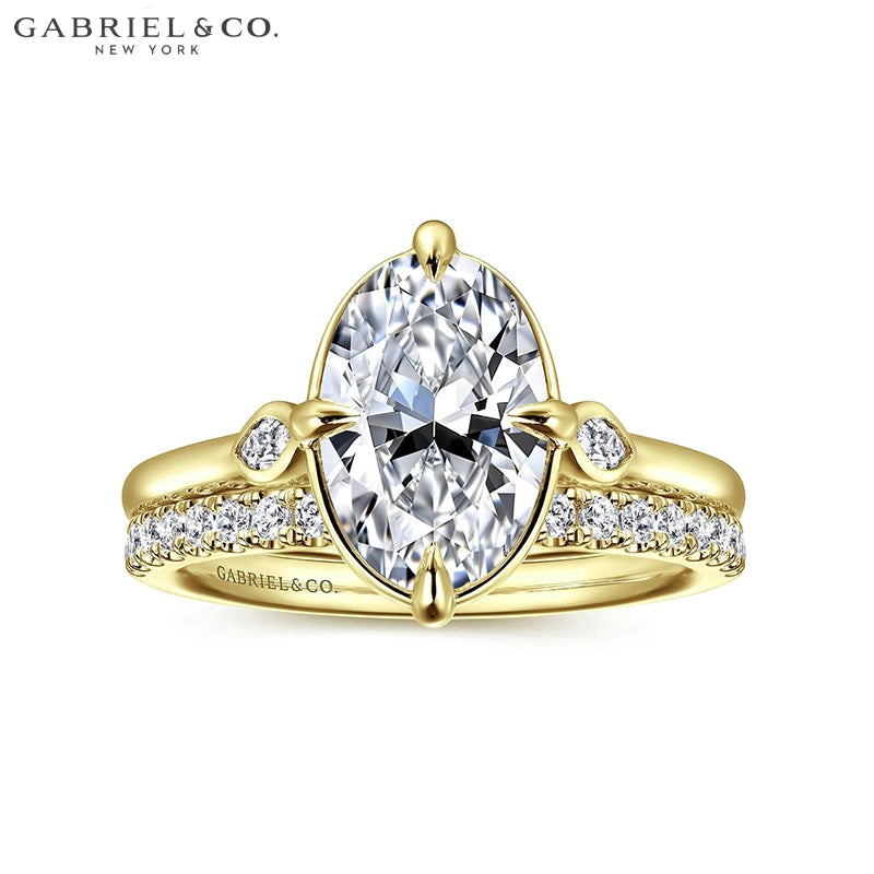 1.25ctr-2.50ctr Oval Cut Lab Grown Diamond Ring Tailor Made