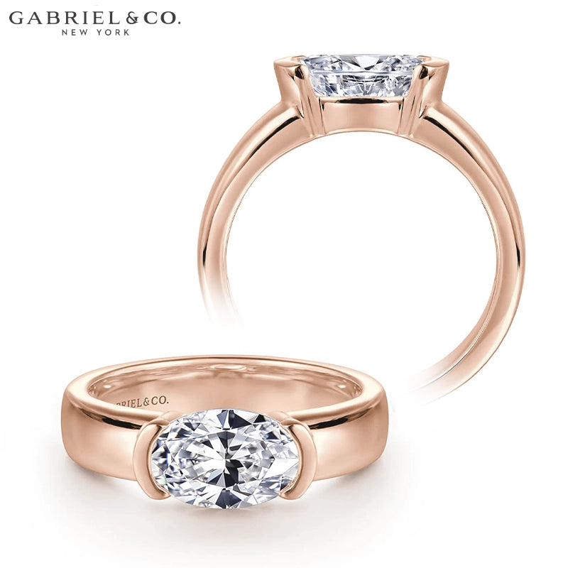 1.25ctr-2.50ctr Oval Cut Lab Grown Diamond Ring Tailor Made