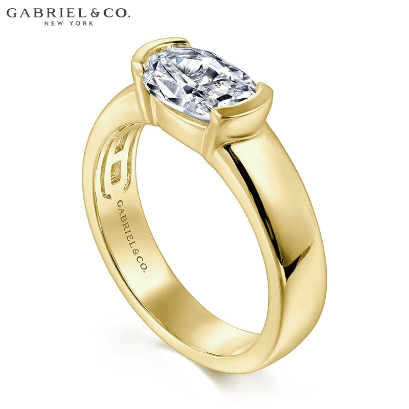 1.00ctr-2.00ctr Oval Cut Natural Diamond Ring Tailor Made
