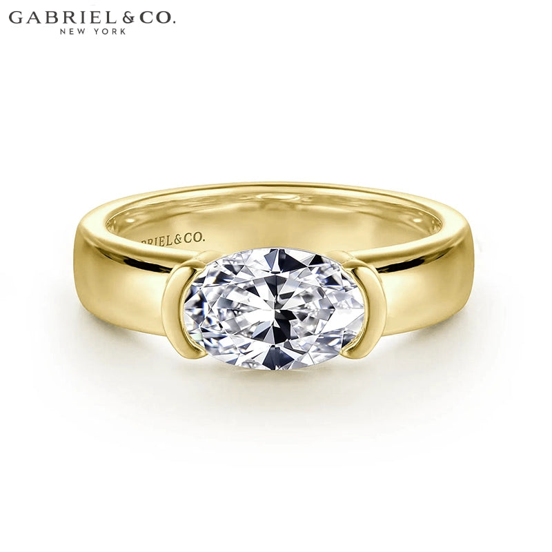 1.00ctr-2.00ctr Oval Cut Natural Diamond Ring Tailor Made