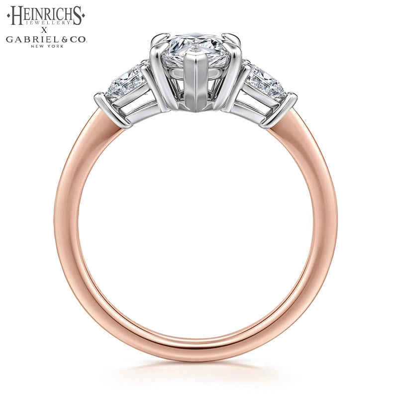1.50ctr-3.00ctr Marquise Cut Lab Grown Diamond Ring