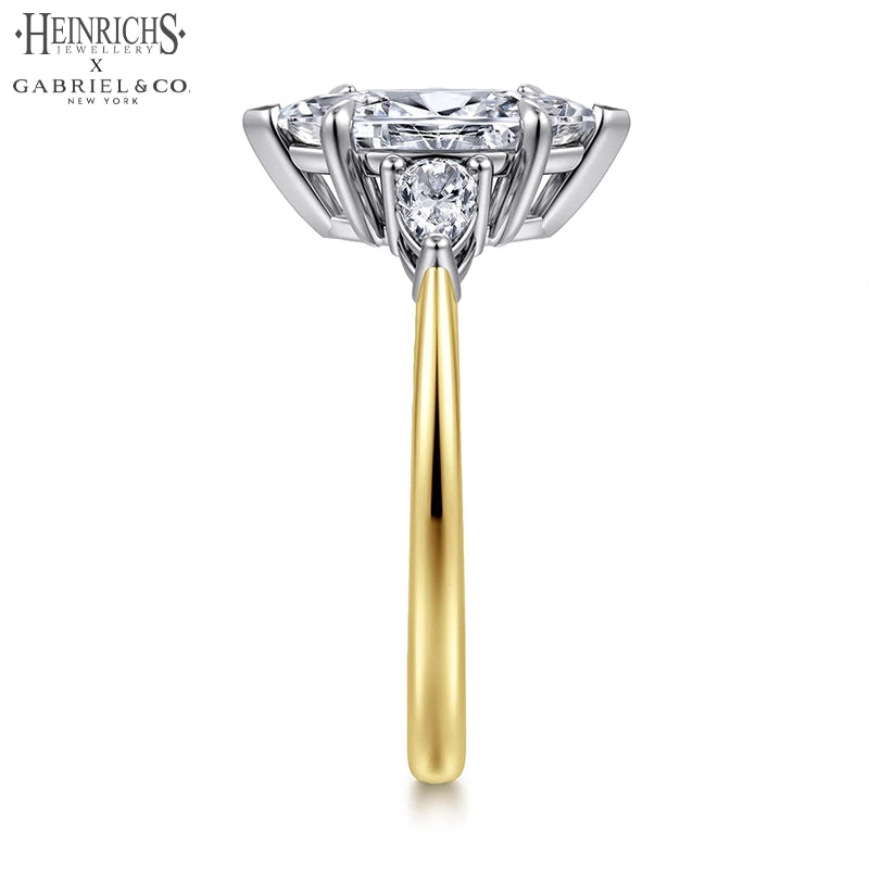 1.50ctr-3.00ctr Marquise Cut Lab Grown Diamond Ring