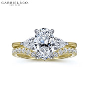 1.50ctr-3.00ctr Oval Cut Lab Grown Diamond Ring