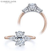 1.50ctr-3.00ctr Oval Cut Lab Grown Diamond Ring