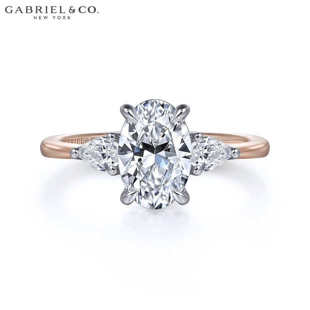 1.50ctr-3.00ctr Oval Cut Lab Grown Diamond Ring