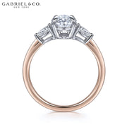 1.50ctr-3.00ctr Oval Cut Lab Grown Diamond Ring