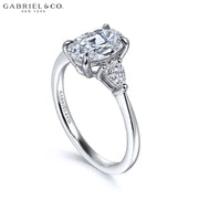 1.50ctr-3.00ctr Oval Cut Lab Grown Diamond Ring