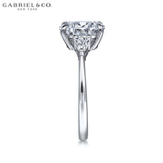 1.50ctr-3.00ctr Oval Cut Lab Grown Diamond Ring