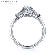 1.50ctr-3.00ctr Oval Cut Lab Grown Diamond Ring