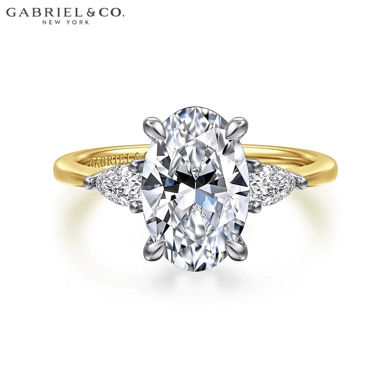1.00ctr-2.00ctr Oval Cut Natural Diamond Ring