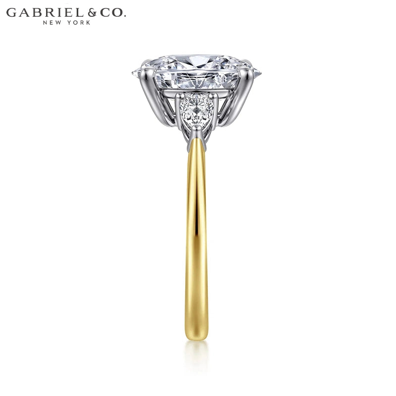 1.00ctr-2.00ctr Oval Cut Natural Diamond Ring