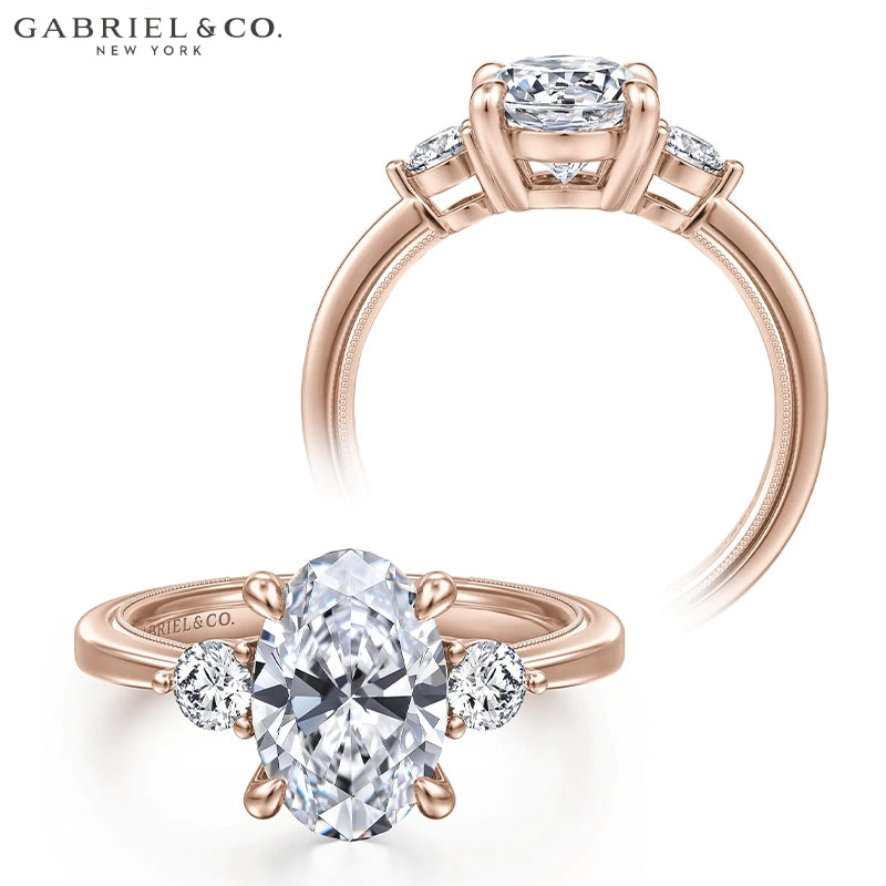 1.25ctr-2.50ctr Oval Cut Lab Grown Diamond Ring Tailor Made
