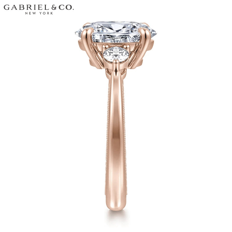 1.25ctr-2.50ctr Oval Cut Lab Grown Diamond Ring Tailor Made
