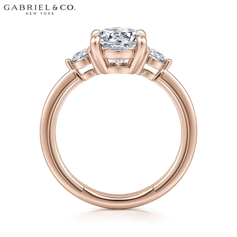 1.25ctr-2.50ctr Oval Cut Lab Grown Diamond Ring Tailor Made