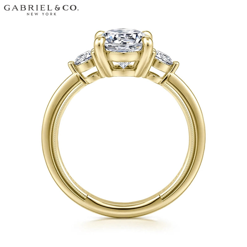 1.00ctr-2.00ctr Oval Cut Natural Diamond Ring Tailor Made