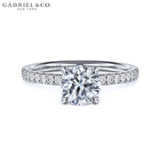 1.90ctw Round Cut Lab Grown Diamond Ring