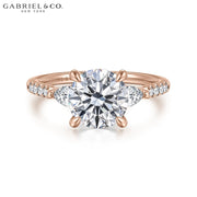 1.50ctr-3.00ctr Round Cut Lab Grown Diamond Ring